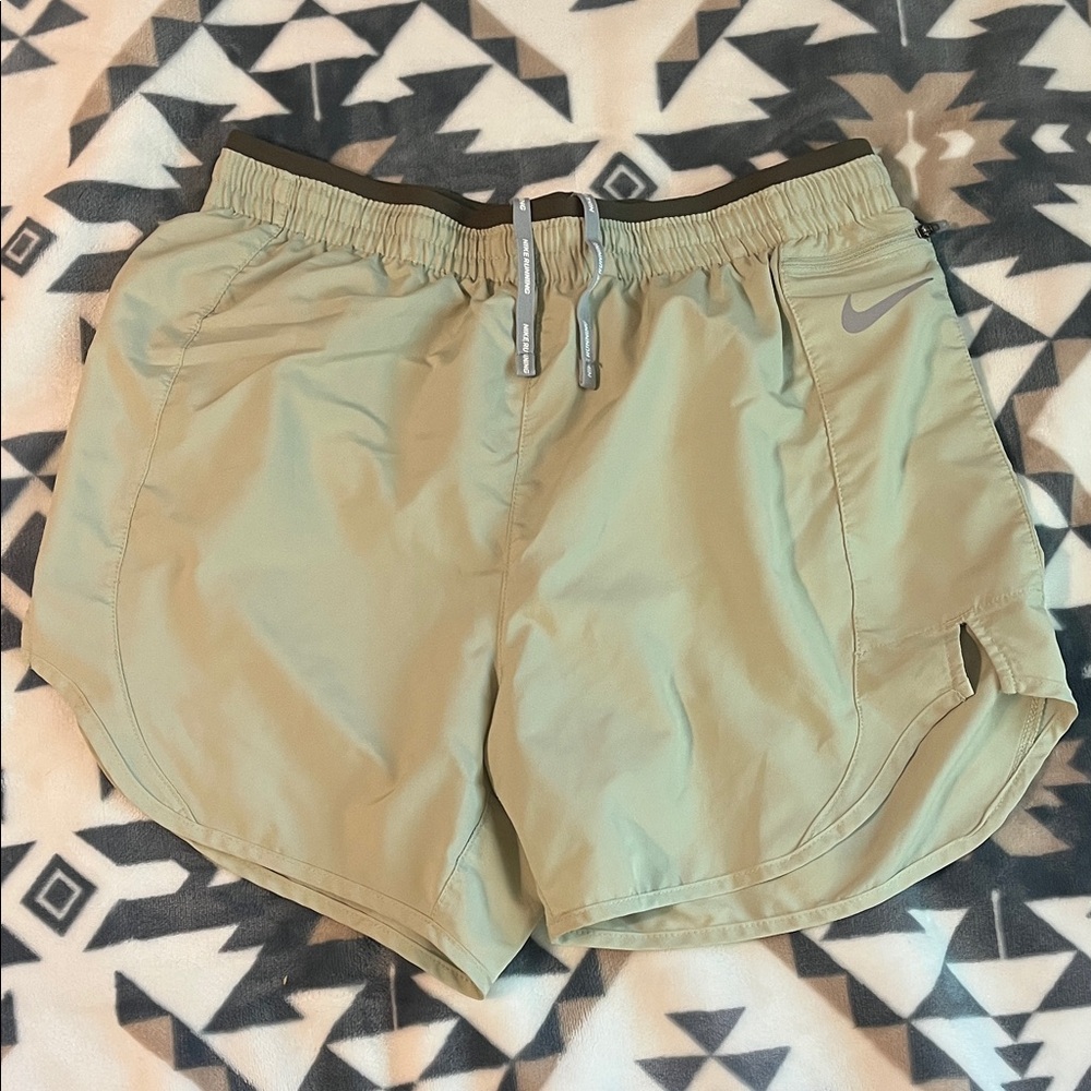 Nike Light Green Running Shorts